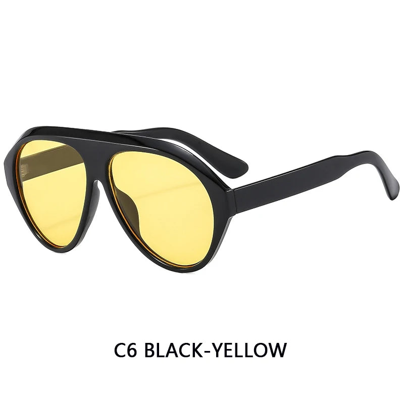 Lunettes de Soleil Aviateur Oversize Unisexe — Samara