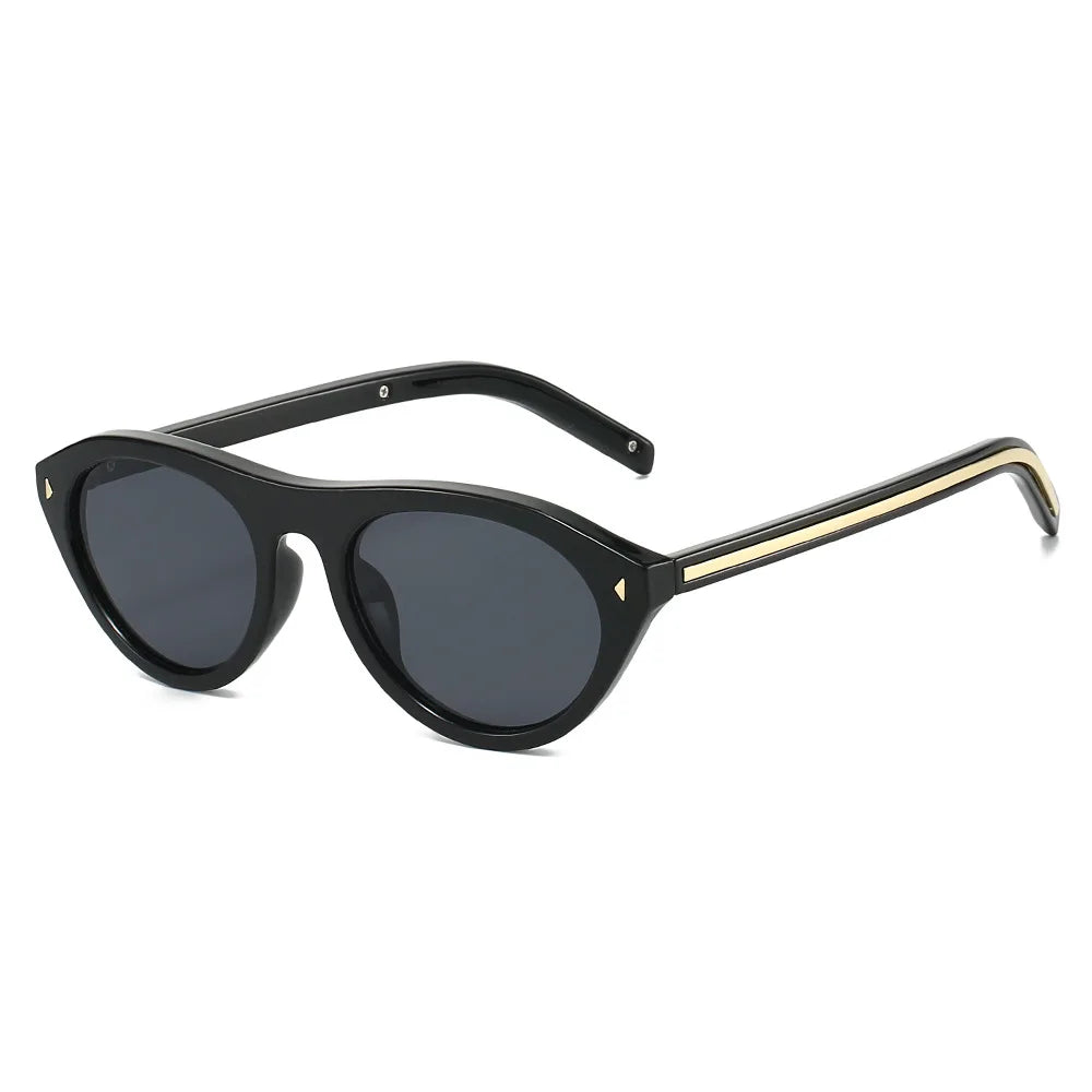 Lunettes de Soleil Œil-de-Chat Vintage à Rivets — Samara