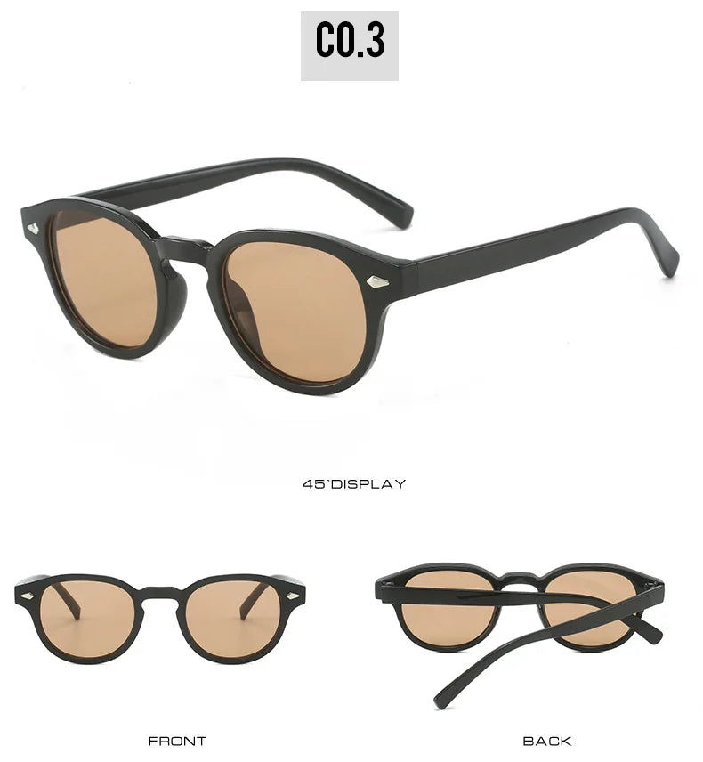 Lunettes de Soleil Rondes Vintage — Samara