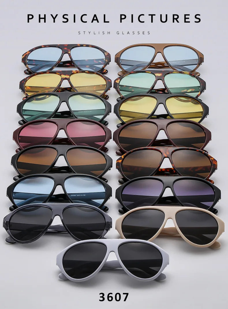 Lunettes de Soleil Aviateur Oversize Unisexe — Samara