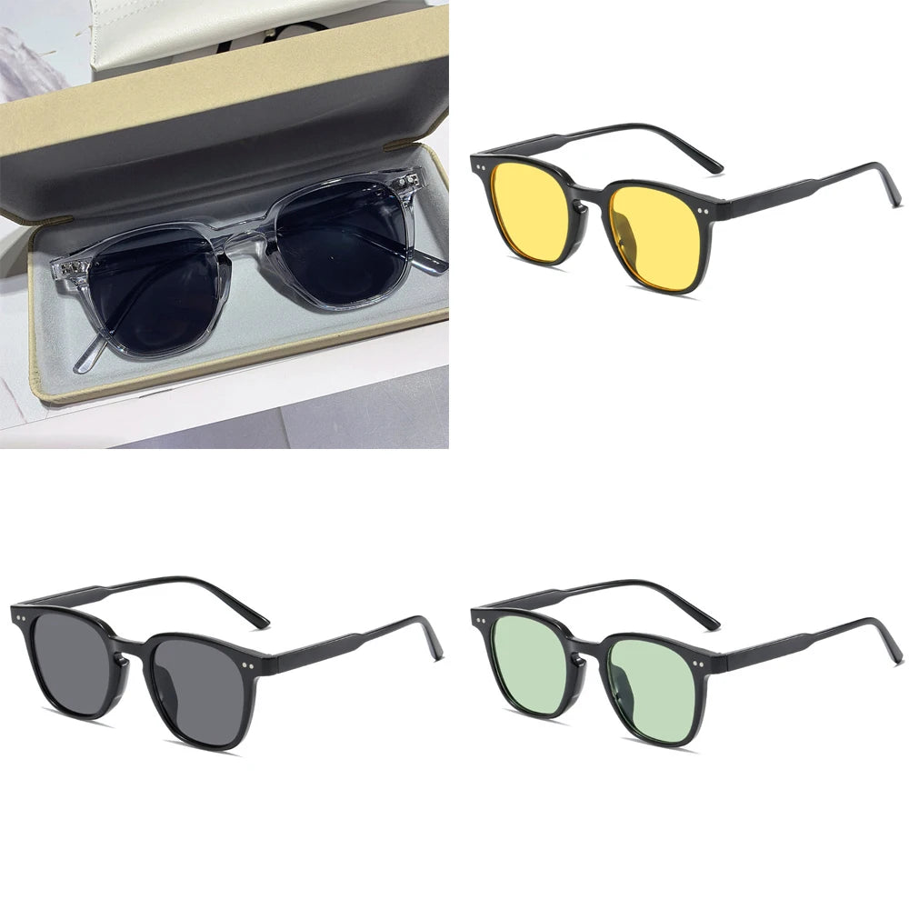 Lunettes de Soleil Carrées Vintage — Samara