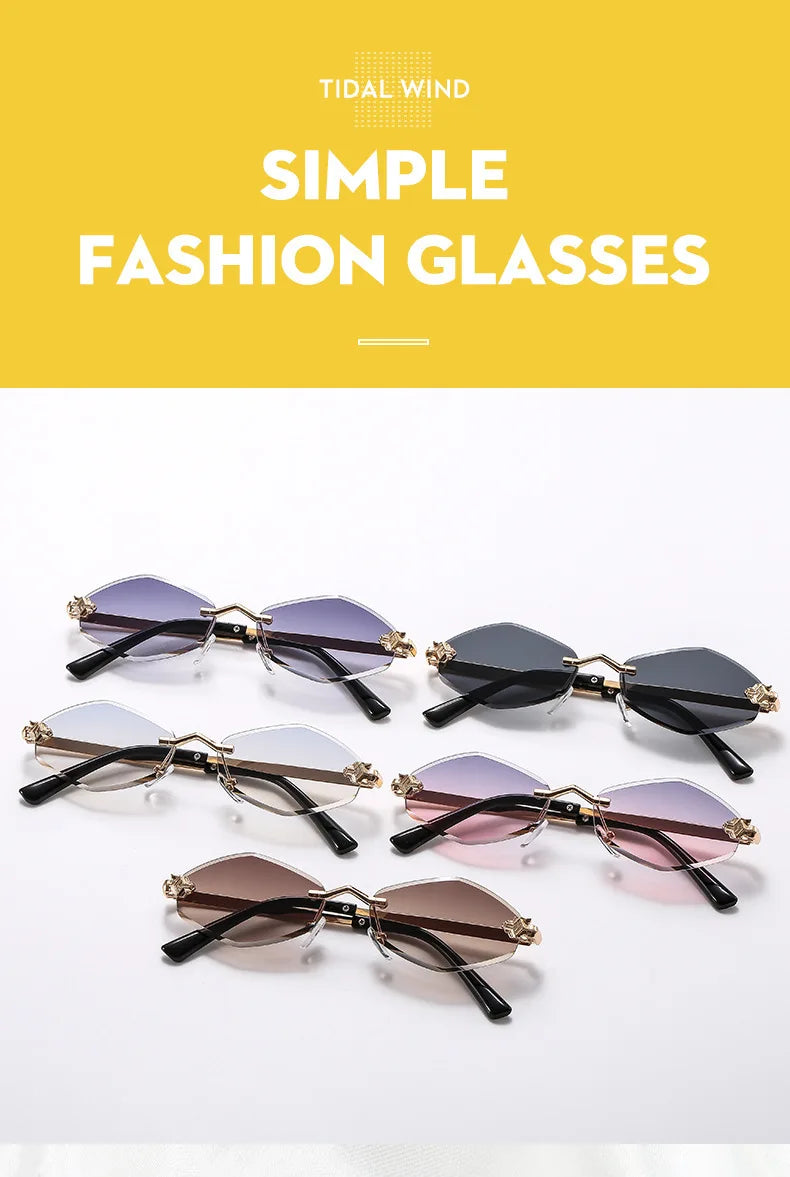 Lunettes de Soleil Polygonales Luxe Femme — Samara