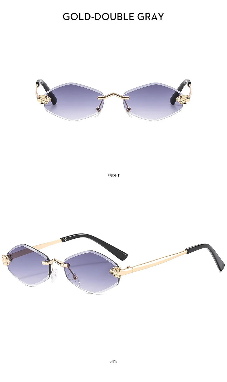 Lunettes de Soleil Polygonales Luxe Femme — Samara