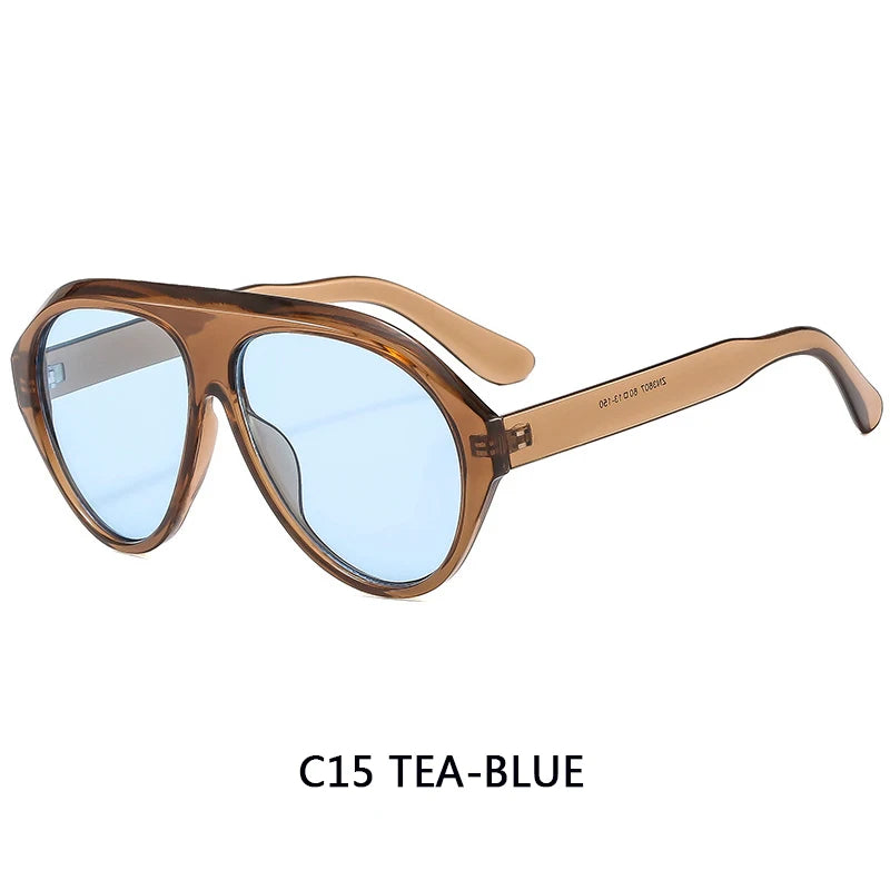 Lunettes de Soleil Aviateur Oversize Unisexe — Samara