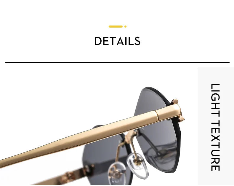 Lunettes de Soleil Polygonales Luxe Femme — Samara