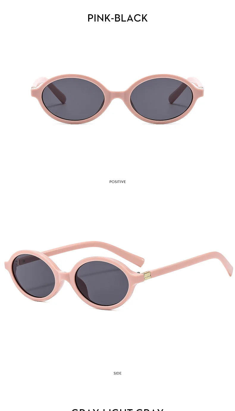 Lunettes de Soleil Ovales Glamour Femme — Samara