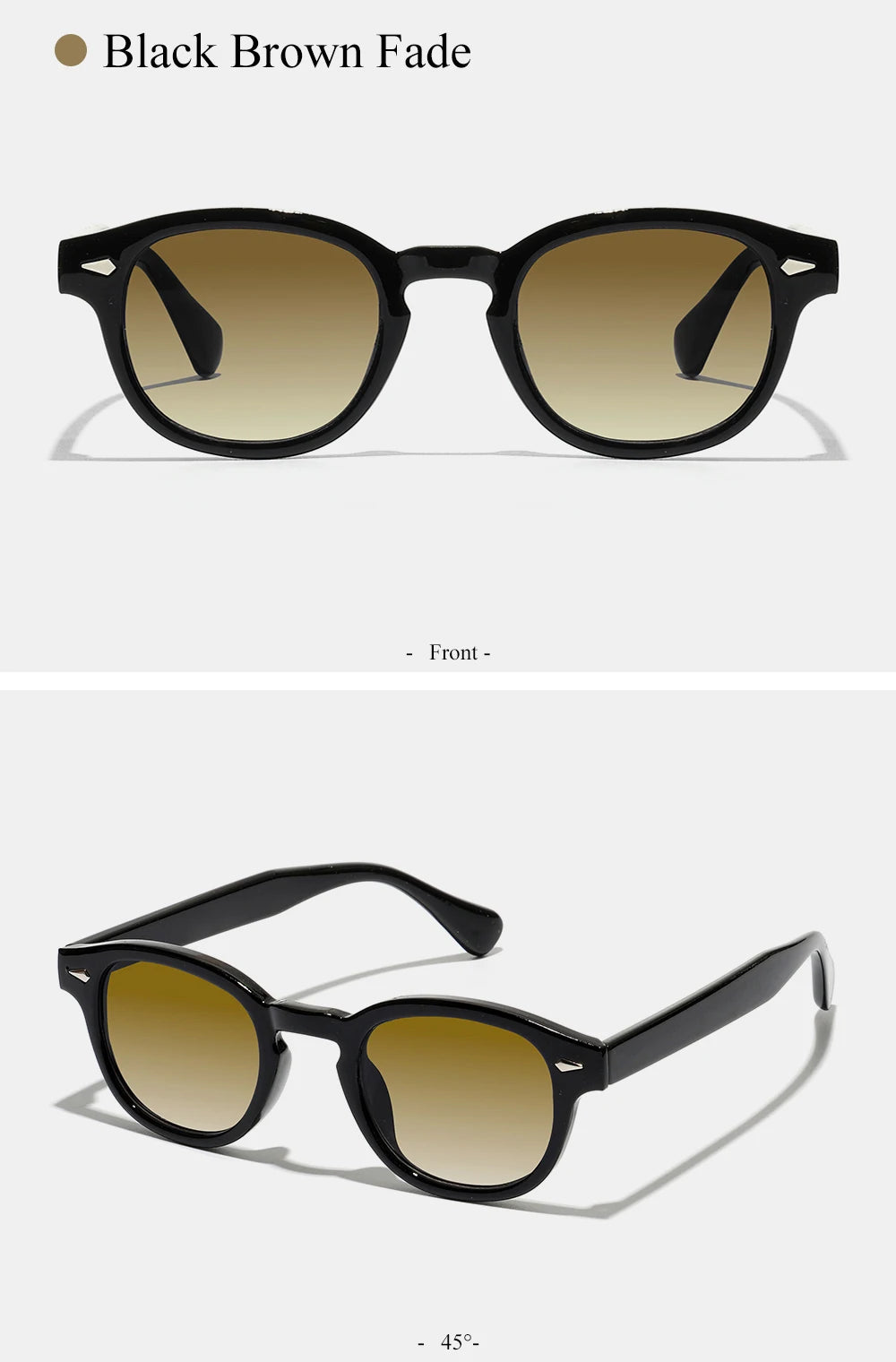 Lunettes de Soleil Rondes Rétro Unisexe — Samara