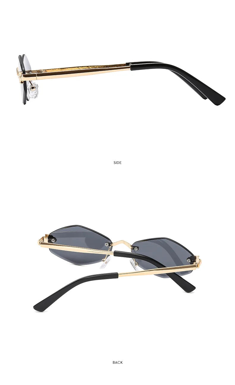 Lunettes de Soleil Polygonales Luxe Femme — Samara