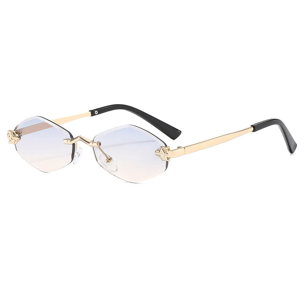 Lunettes de Soleil Polygonales Luxe Femme — Samara