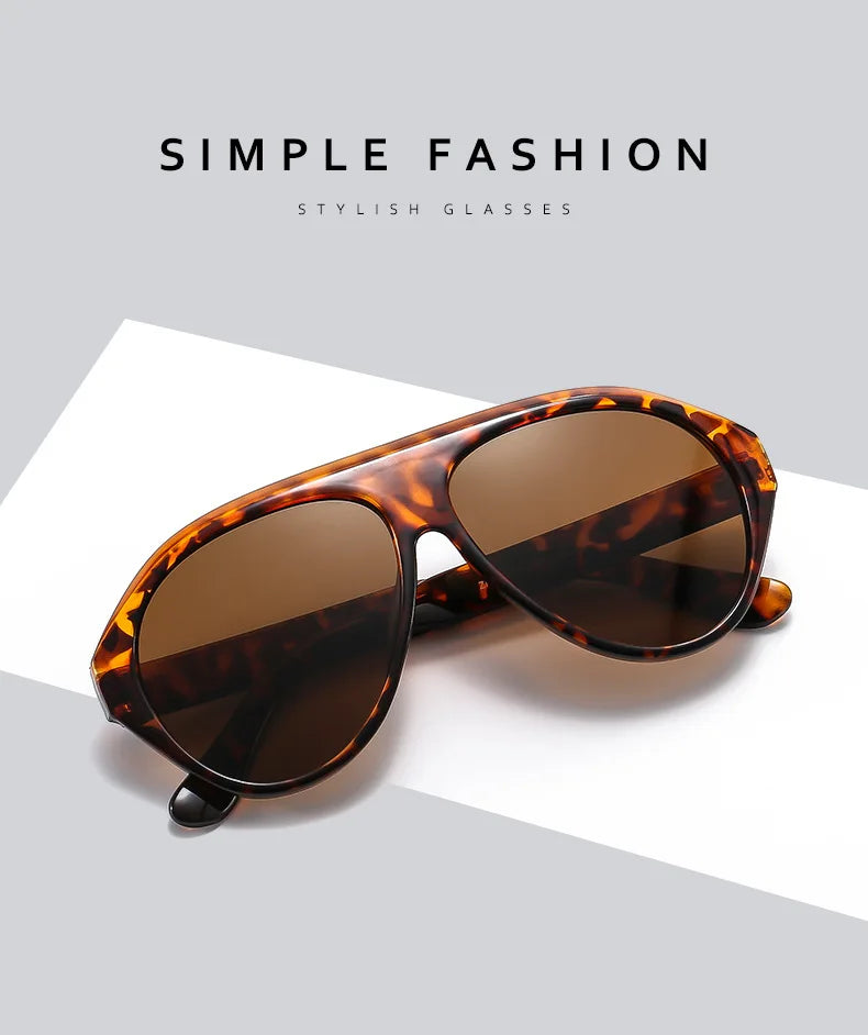 Lunettes de Soleil Aviateur Oversize Unisexe — Samara