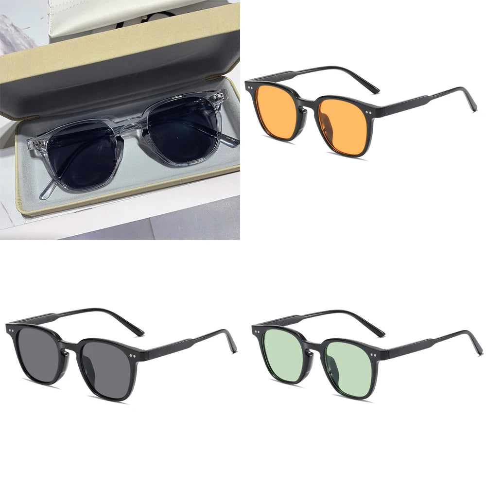 Lunettes de Soleil Carrées Vintage — Samara