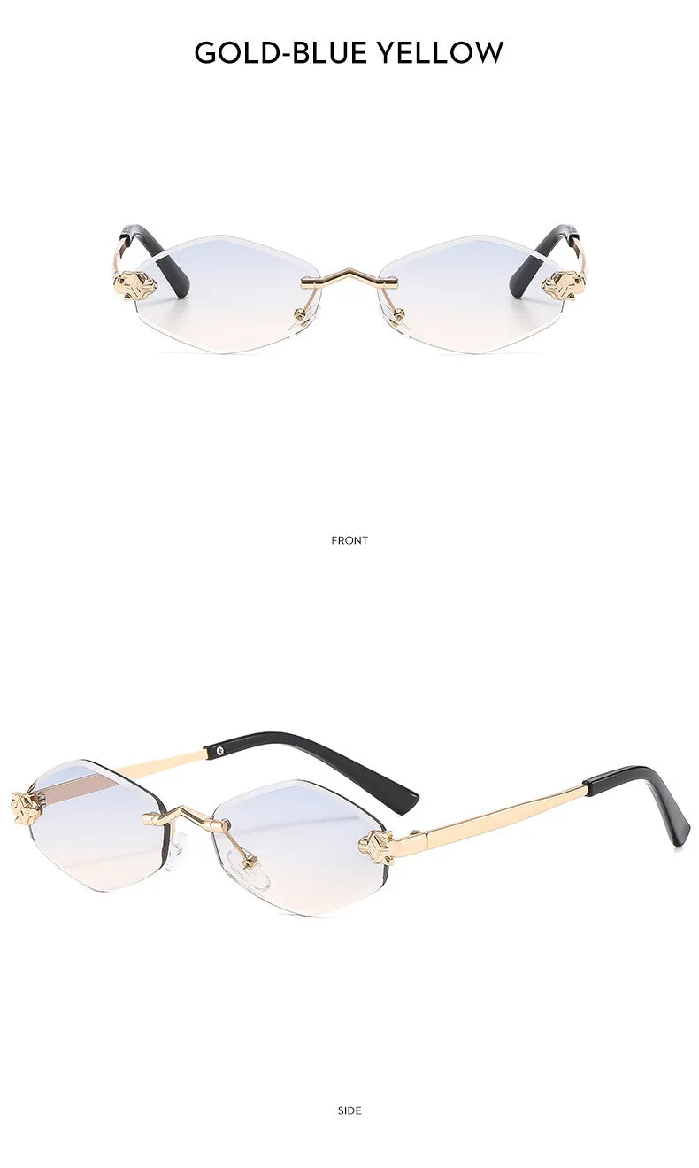 Lunettes de Soleil Polygonales Luxe Femme — Samara